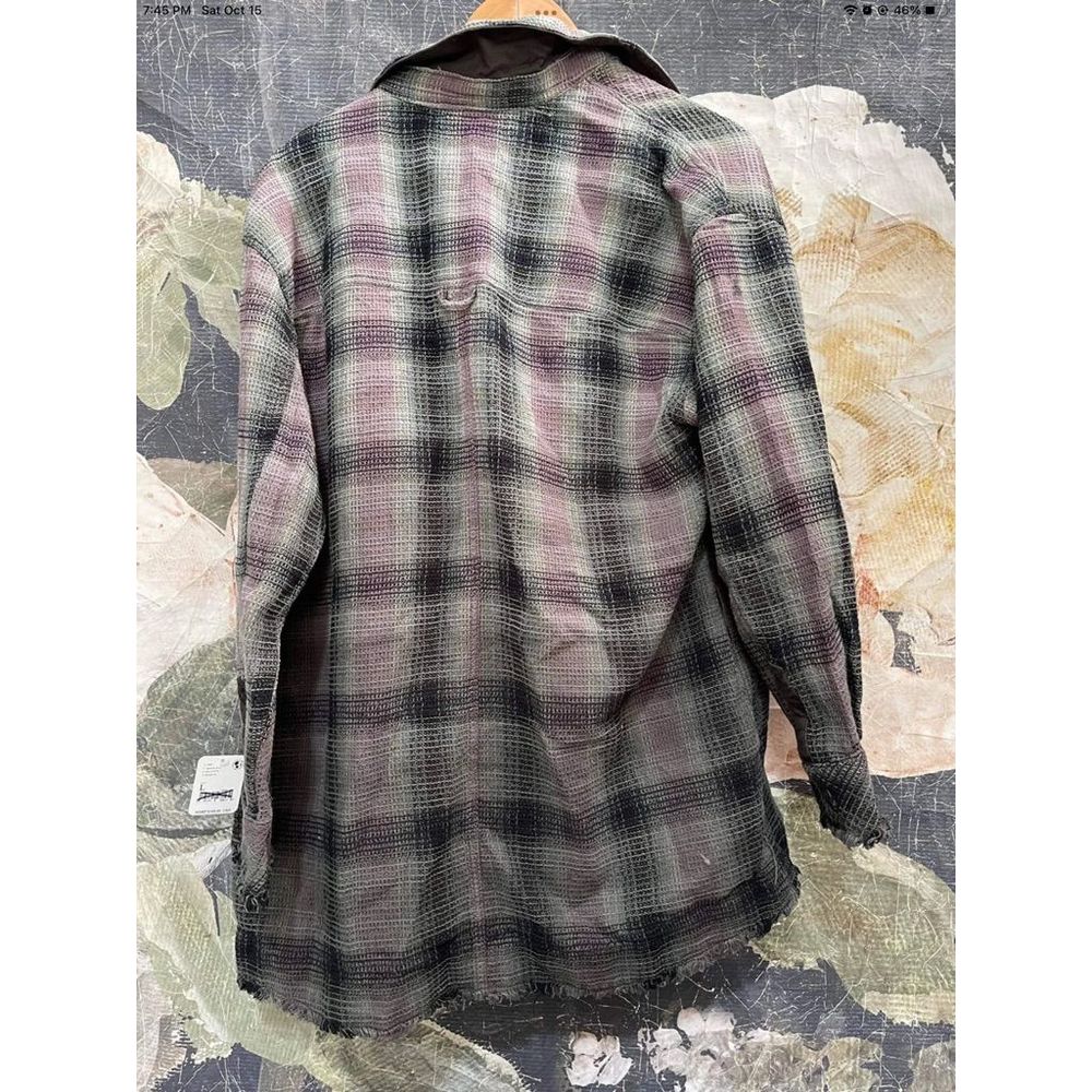 NWT Free People Anneli Plaid Shirt Jacket  Size Large - Picture 5 of 7
